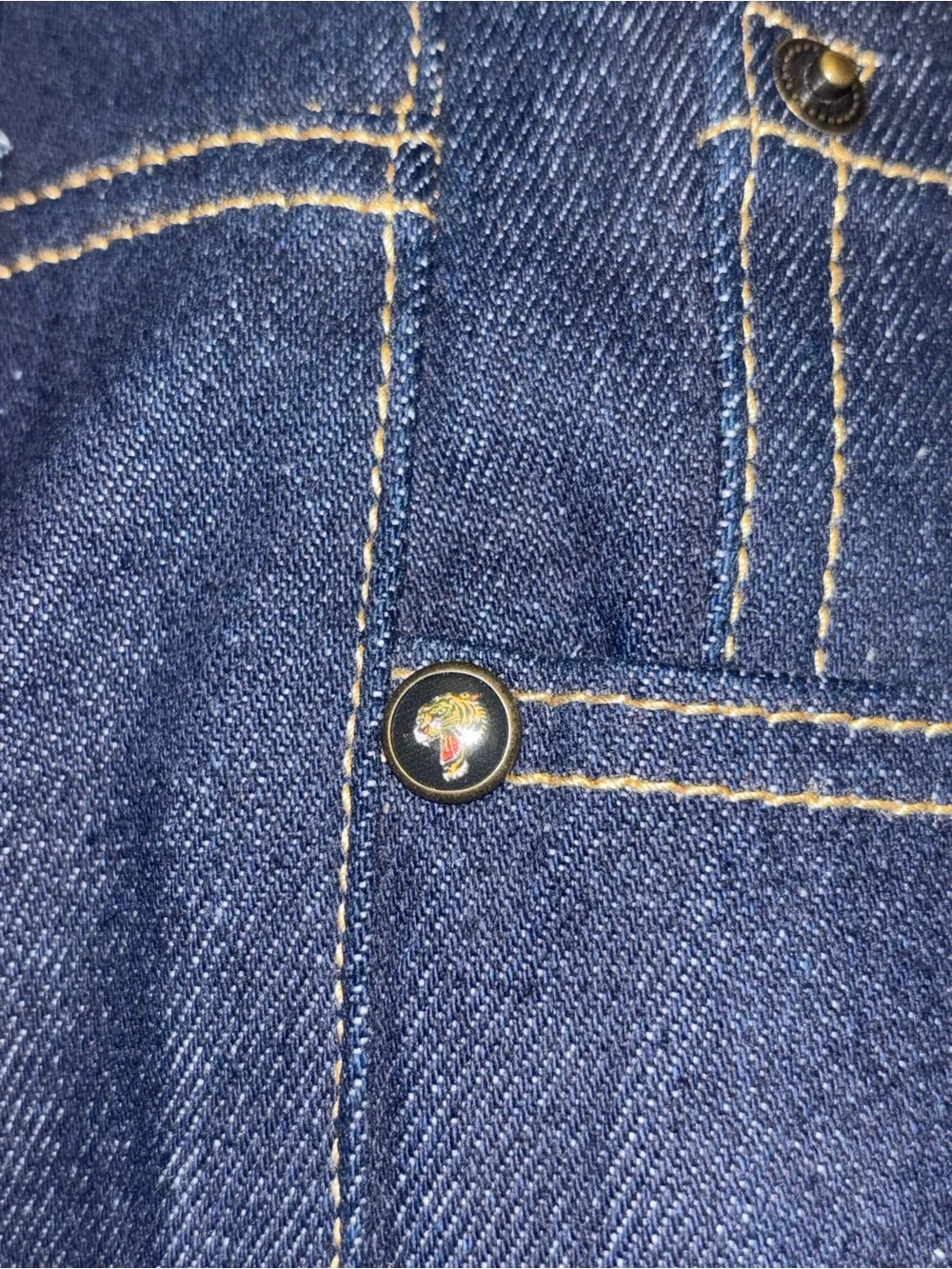 Ed Hardy Dark Indigo Jeans with American Trad Back Pockets